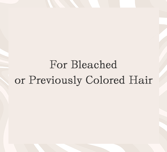 Professional Hair Color for Bleached or Previously Colored Hair