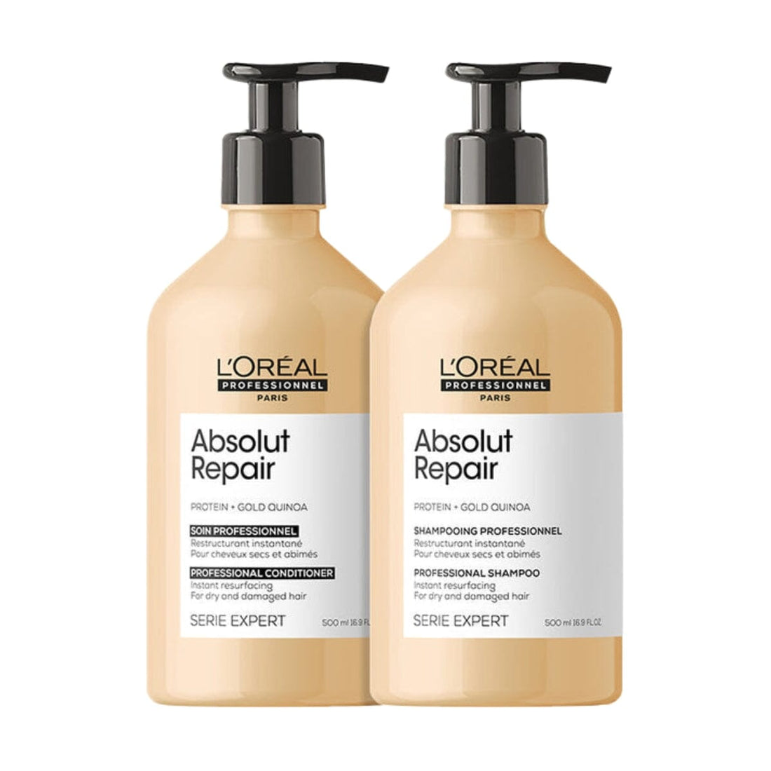 HairMNL L'Oreal L'Oreal Professionnel Serie Expert Absolut Repair Gold Duo 500ml 