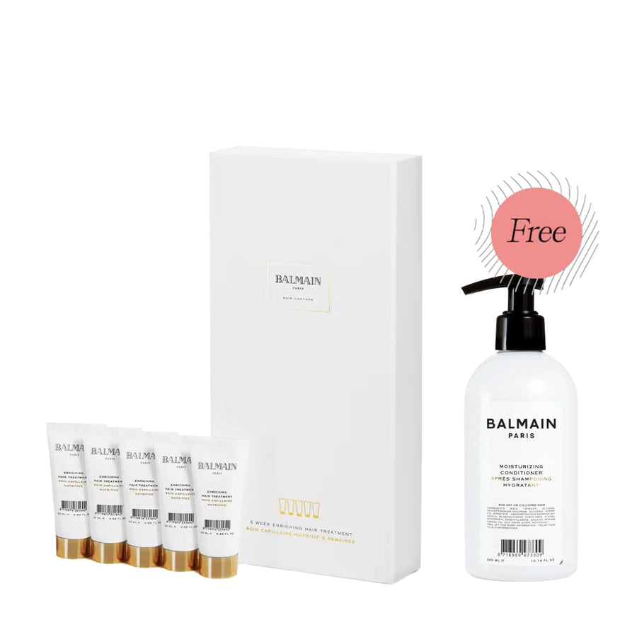 Balmain 5 Week Enriching Hair Treatment with FREE Balmain Moisturizing Conditioner 300ml - HairMNL