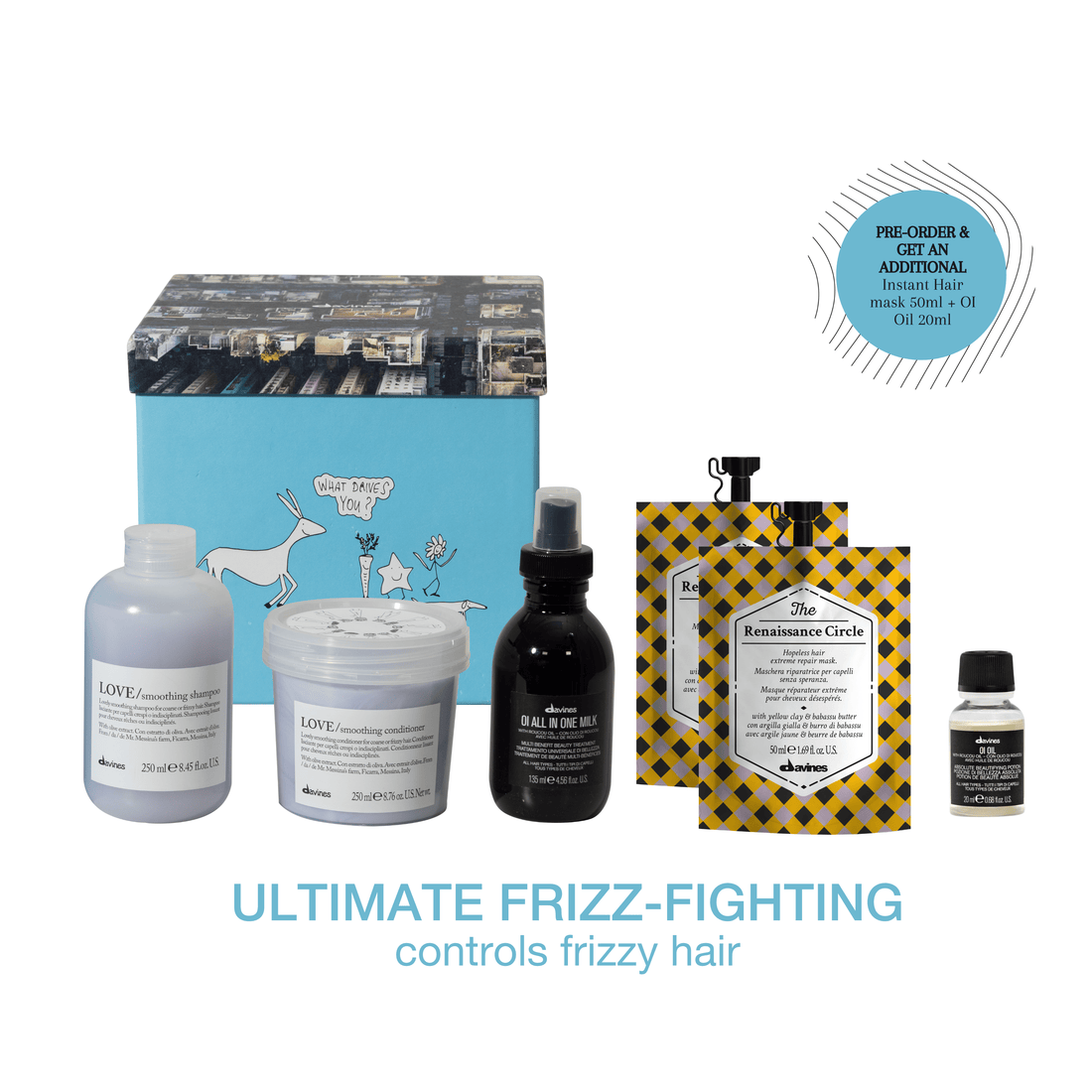 Davines LOVE & OI Ultimate Frizz-Fighting Gift Set - HairMNL