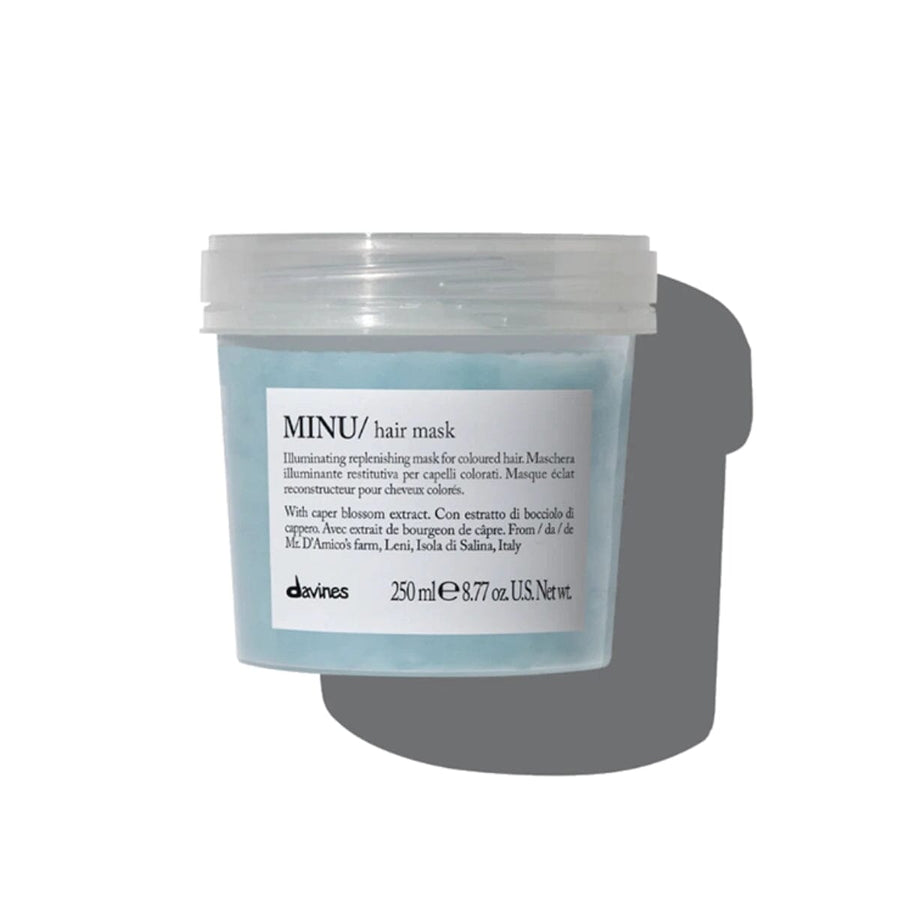 Davines MINU Mask 250ml: Illuminating Repairing Mask for Colored Hair - HairMNL