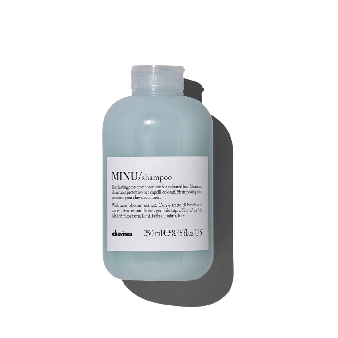 Davines MINU Shampoo 250ml: Illuminating Protective Shampoo for Colored Hair - HairMNL