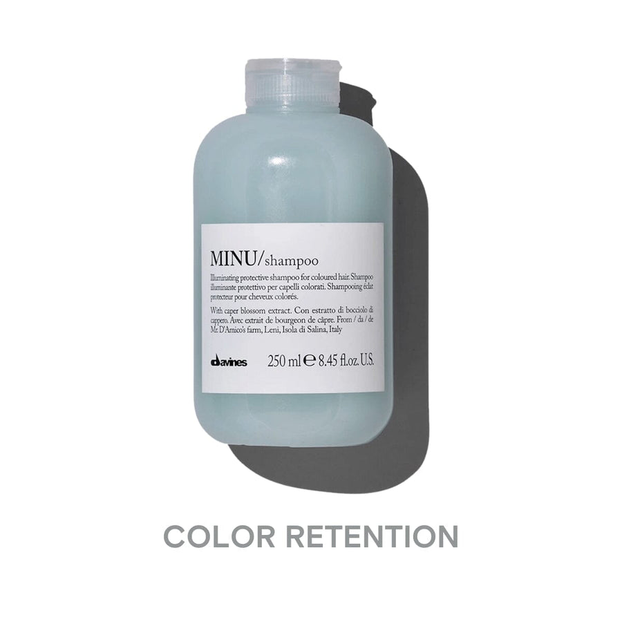 Davines MINU Shampoo 250ml: Illuminating Protective Shampoo for Colored Hair - HairMNL