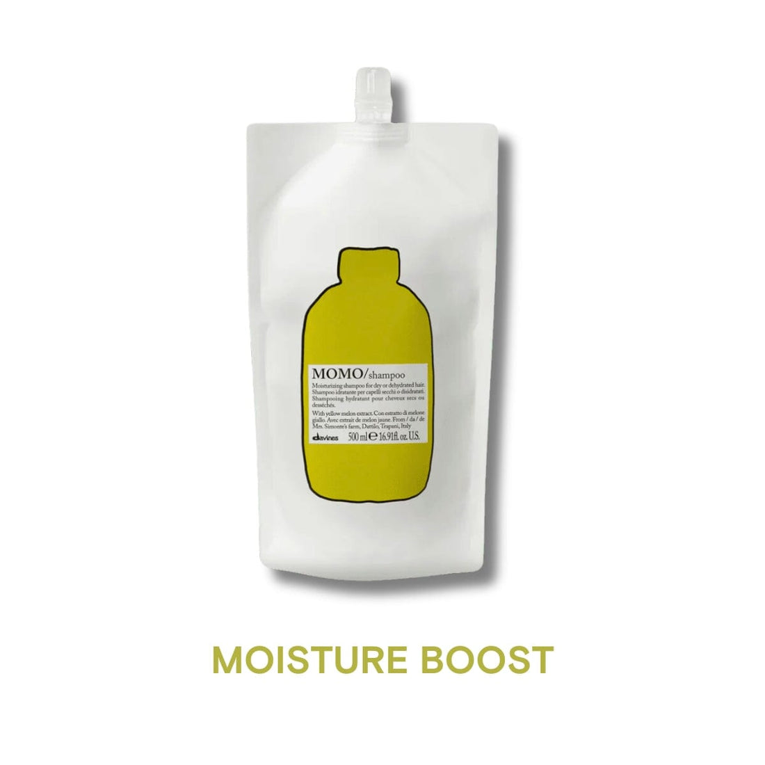 Davines MOMO Shampoo Refill Pouch 500ml - HairMNL