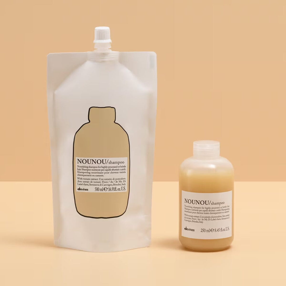 Davines NOUNOU Shampoo Refill Pouch 500ml - HairMNL