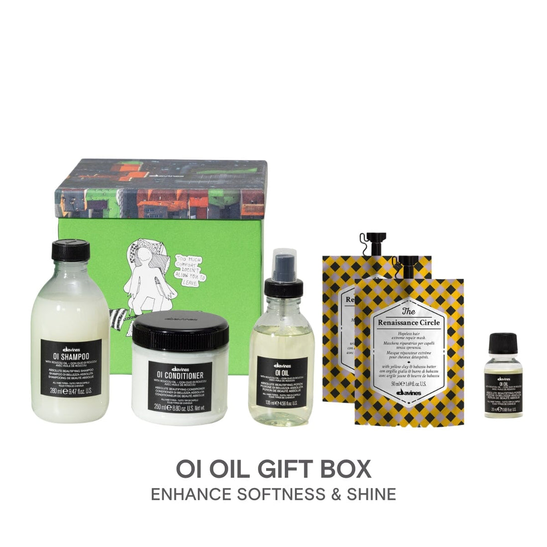 Davines OI Oil Gift Box Enhance Softness & Shine - HairMNL