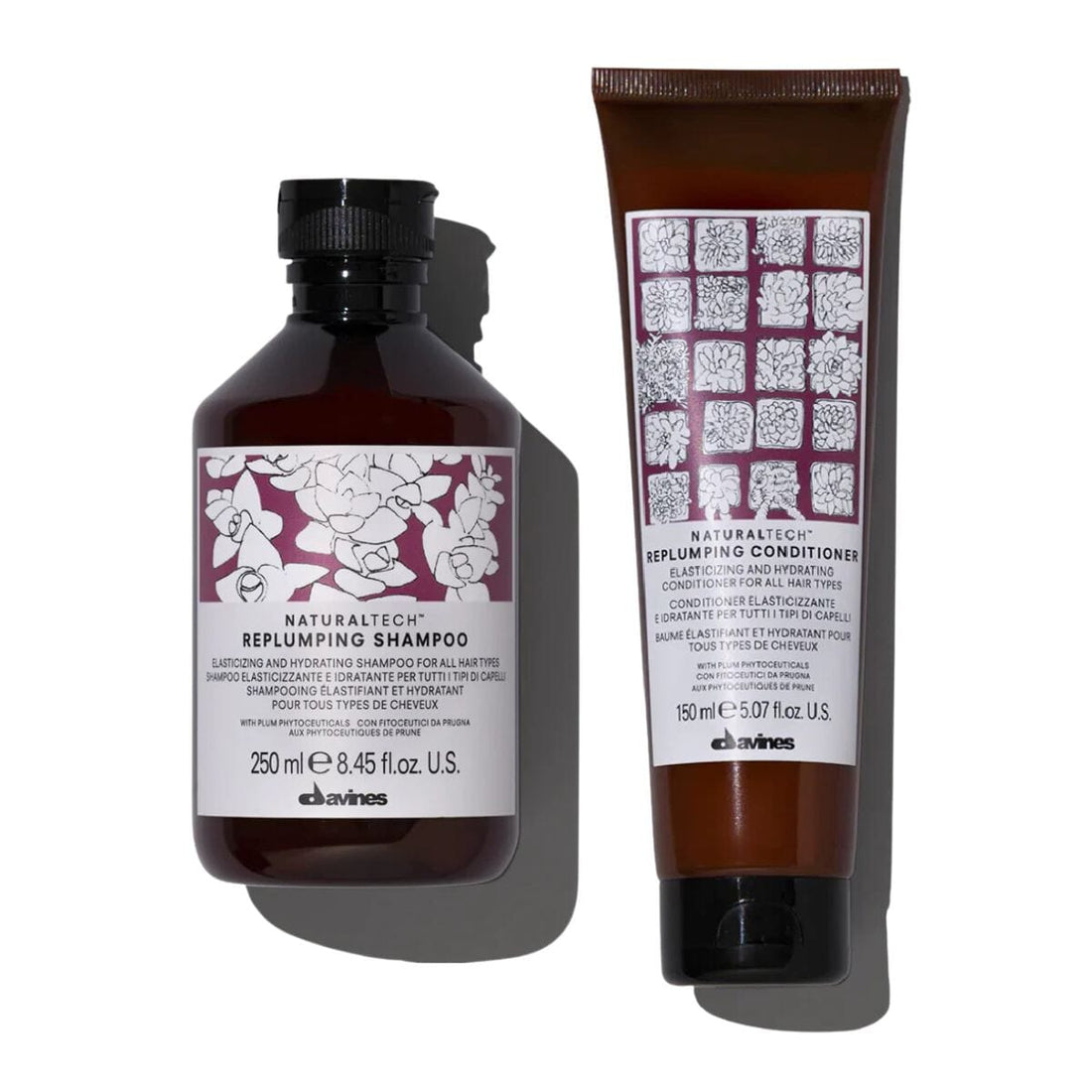 Davines Replumping & Repairing Shampoo & Conditioner Duo - HairMNL