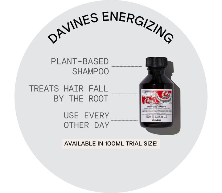 Davines Energizing Shampoo: For Fragile, Thinning Hair 100ml - HairMNL