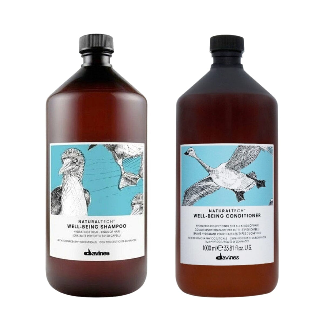 Davines Well-Being Holy Grail Package Shampoo 1000ml + Conditioner 1000ml - HairMNL