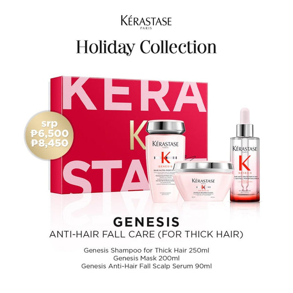 Kérastase Genesis Anti Hair-Fall Holiday Gift Set w/ FREE Full-Sized Shampoo (Thick Hair)