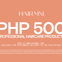 HairMNL Haircare Products E-Gift Card PHP500 Professional Haircare Products Shop at HairMNL.com