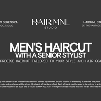 Men’s Haircut with a Senior Stylist Gift Card - HairMNL Studio