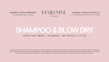 Shampoo & Blow Dry Gift Card - HairMNL Studio