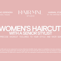 Women's Haircut with a Senior Stylist Gift Card - HairMNL Studio