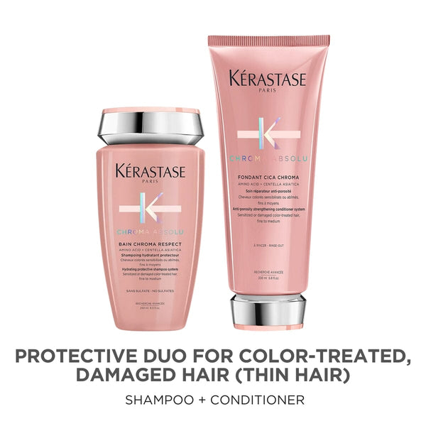 Kérastase Chroma Absolu Sulfate-Free Shampoo & Conditioner Duo (Thin Hair)