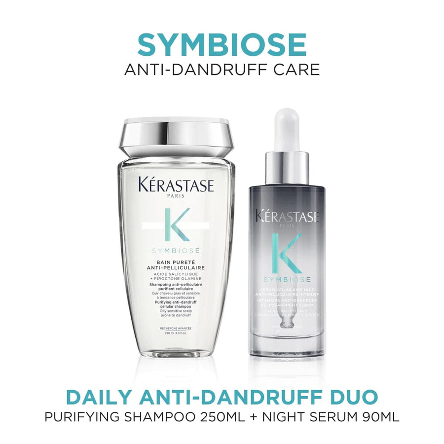 HairMNL KÉRASTASE Kérastase Symbiose Anti-Dandruff Shampoo 250ml & Serum 90ml Duo