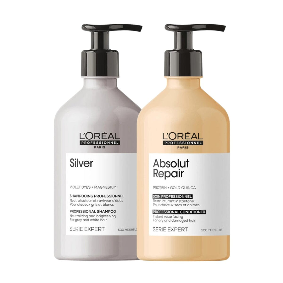 L'Oreal Professionnel Serie Expert Bleached Shampoo & Conditioner Duo 500ml - HairMNL