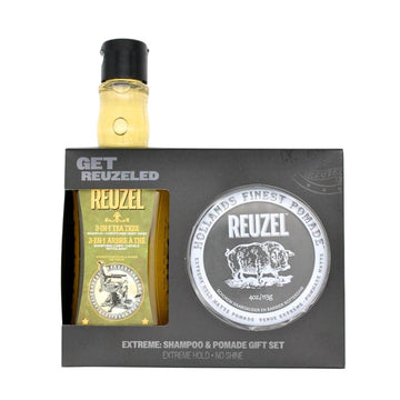 HairMNL Reuzel Get Reuzeled Extreme Matte Pomade & 3-in-1 Shampoo Gift Set