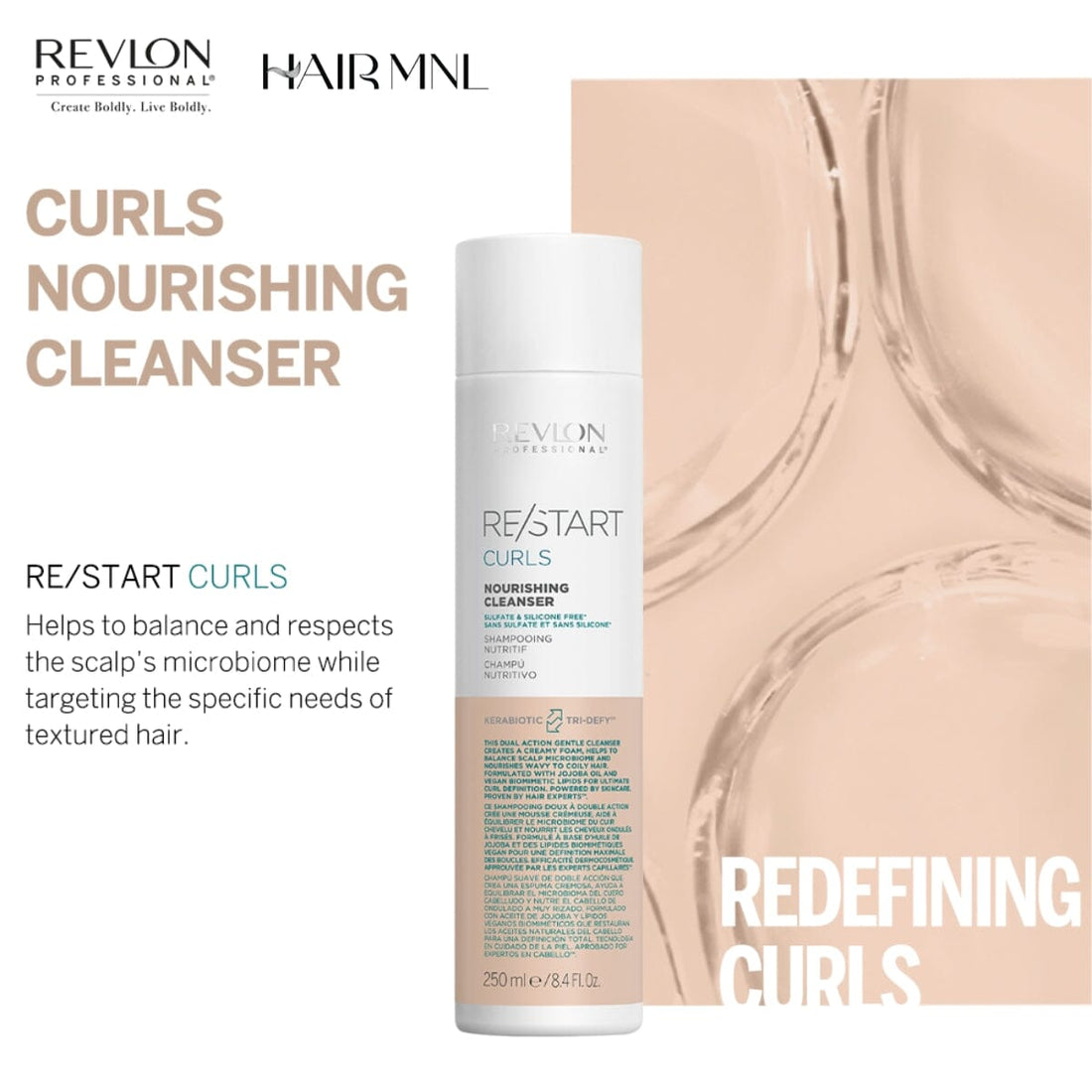 - ReStart 250ml Nourishing HairMNL Curls Revlon HairMNL - Pro Cleanser