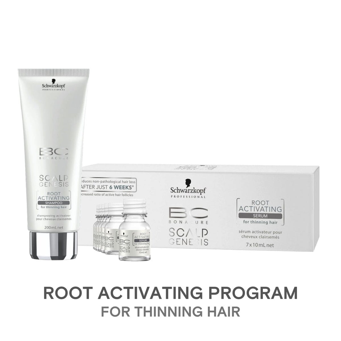 Schwarzkopf BC Bonacure Scalp Genesis Root Activating Program for Thinning Hair 10ml x 7 - HairMNL