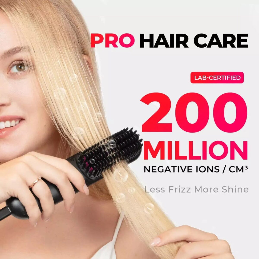 HairMNL TYMO Porta Pro Portable Hair Straightening Brush Black 