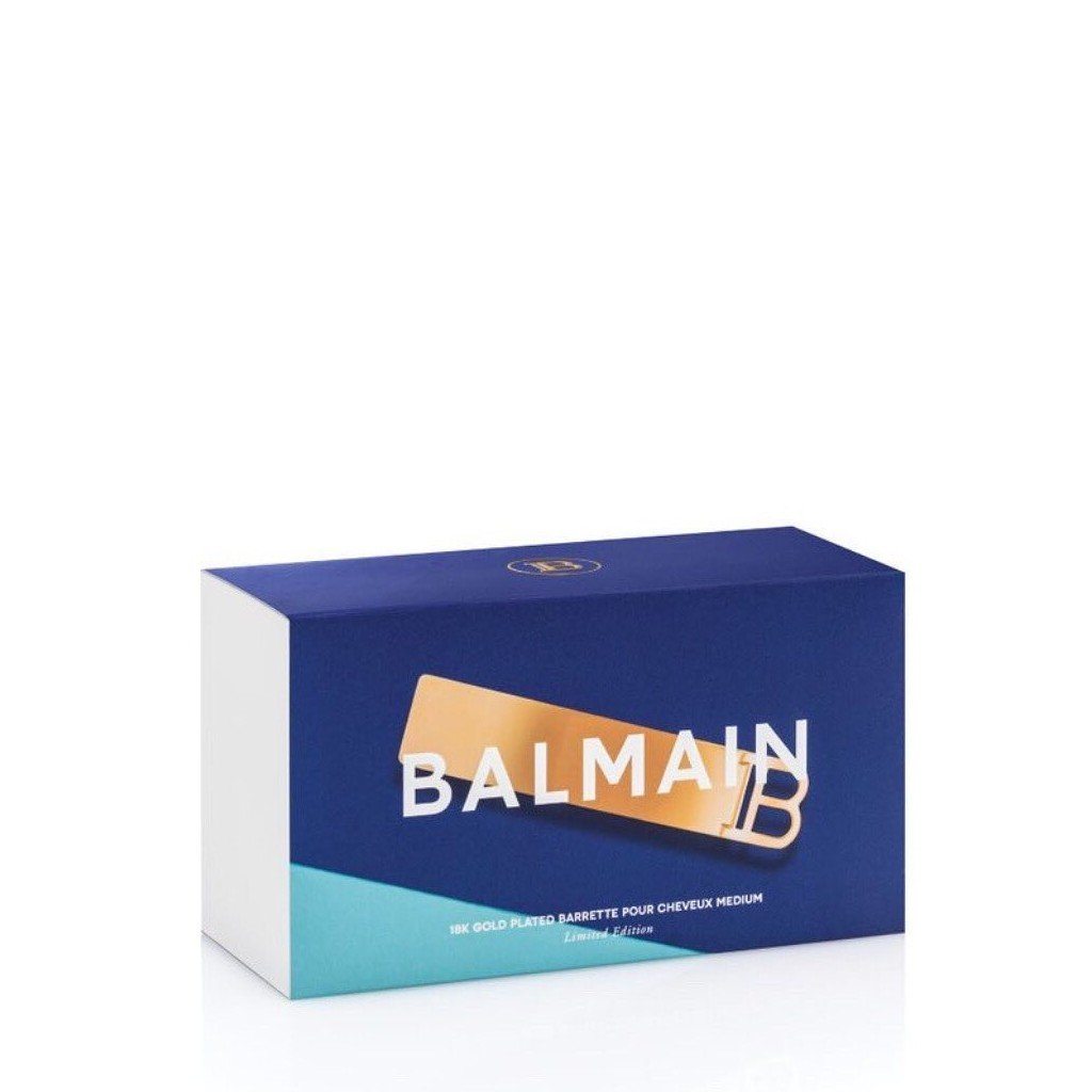 HairMNL Online Exclusive Balmain Hair Couture Limited Edition Barrette pour Cheveux B Gold