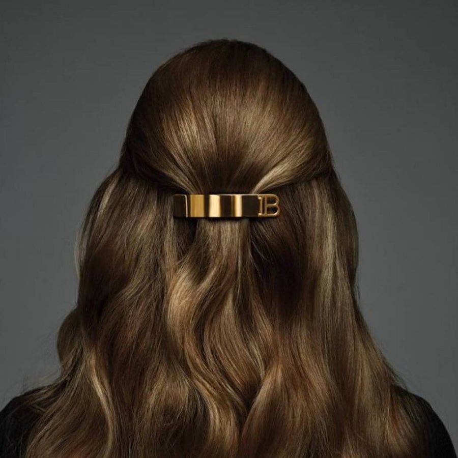 HairMNL Online Exclusive Balmain Hair Couture Limited Edition Barrette pour Cheveux B Gold